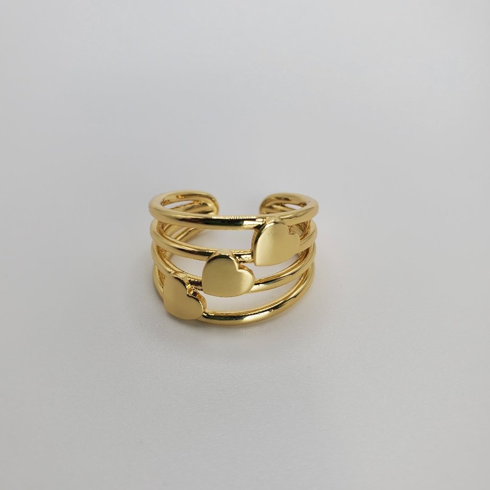 Rings for women , new with tags , gold plated , color gold